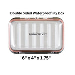 Rod and Rivet Double Sided  Waterproof Fly Box Large