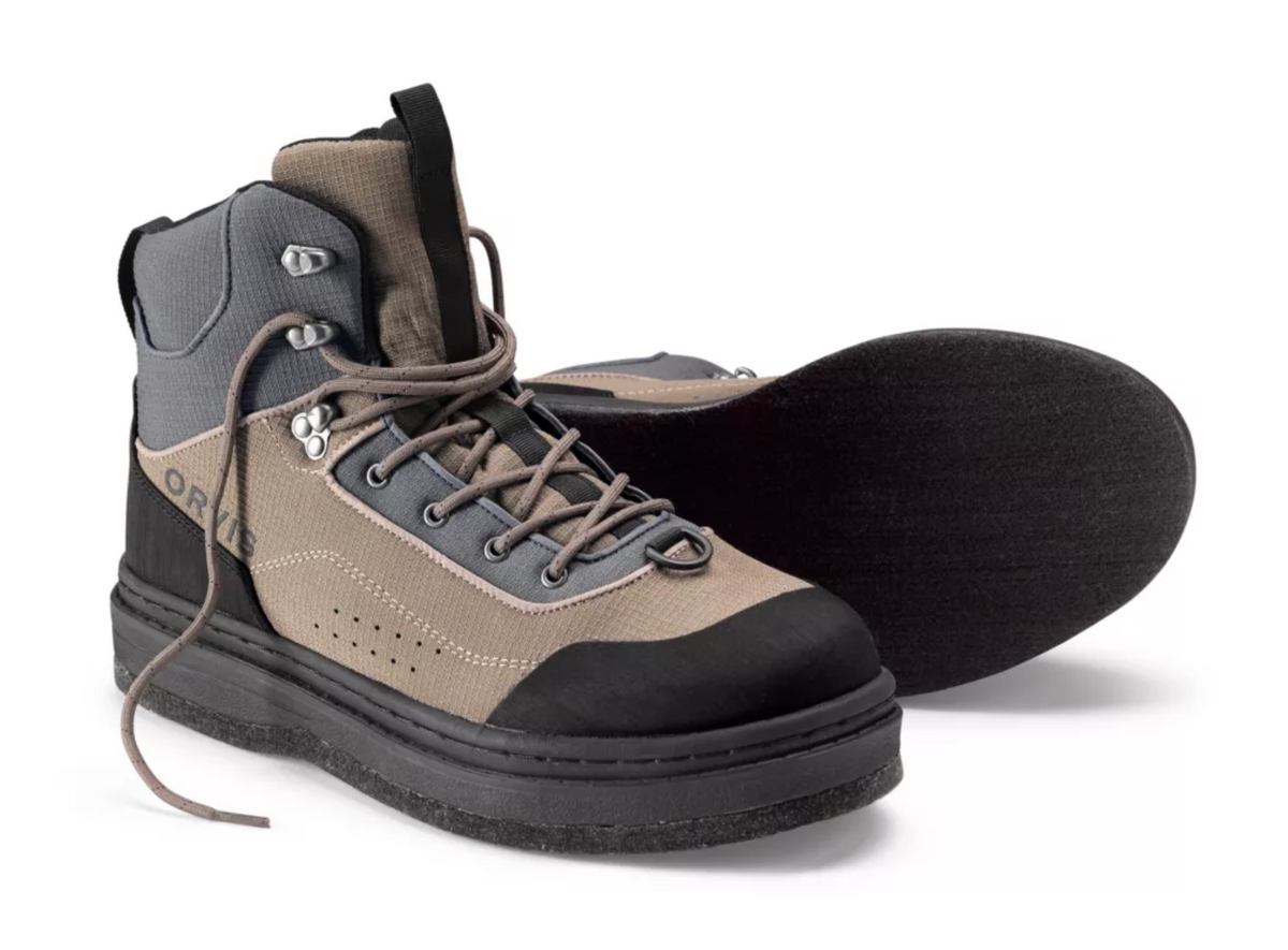 Orvis Wading Boots Men’s 8-8.5 Felt Bottom Fly Fishing Shoes Tan Leather Orvis Wading Boots Brown Fishing Boots & Shoes for sale | eBay main image 2