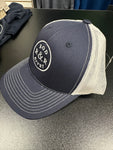 Rod & Rivet Logo Hat Navy White