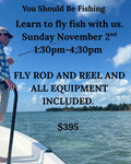 9FT 5WT an Introduction to Fly Fishing. SUNDAY, November 2nd / 1pm-4pm