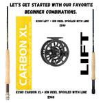 Beginner Fly Fishing Package #2 Echo Carbon XL