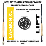 Beginner Fly Fishing Package #2 Echo Carbon XL