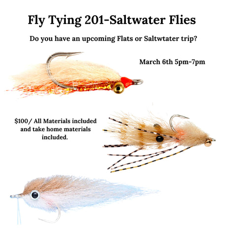 FLY TYING 201- SALTWATER FLIES