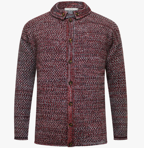 Cashmere/Yak Melange Sweater Jacket