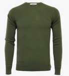Hunting Green Crew Neck Cashmere Sweater