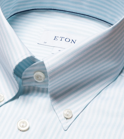Classic Striped Oxford Button Down -Contemporary Fit