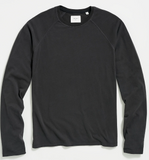 Long Sleeve Sueded Cotton Crew