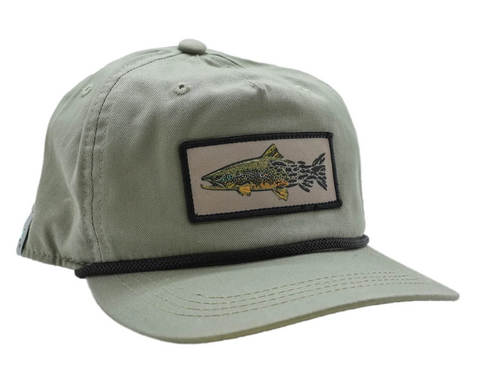 Rep Your Water Brown Snacks Hat