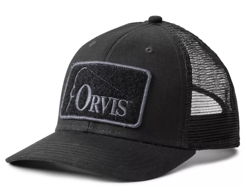 Orvis Ripstop Covert Trucker Hat Black – Rod & Rivet