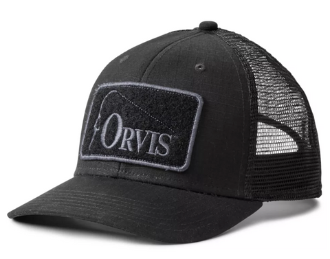 Orvis Ripstop Covert Trucker Hat Black