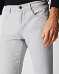 Cotton Linen 5 Pocket Pant Quarry Grey