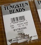 Wapsi Tungsten Slotted Beads